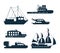 Ships icons set