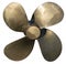 Ships isolated, marine propeller