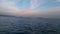 Ships lined up in the Marmara sea