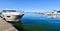 Ships moored at Fleesen Lake jetty