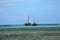 Ships in a picturesque bay Indian Ocean, Nosi Be, Madagascar