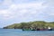 Ships at port of Basco at Batan island in Batanes, Philippines - Series 2