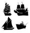 Ships silhouette