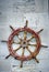 Ships Steering Wheel on Display