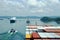 Ships during transit through the Panama Canal.