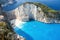 Shipwrech at Navagio beach, Zakinthos, Zante, Zakynthos