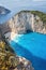 Shipwrech at Navagio beach, Zakinthos, Zante, Zakynthos