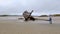 Shipwreck called Bad Eddie in County Donegal, Ireland