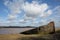 Shipwreck on the coastline of the Purton Ships` Graveyard - Ship F.C.B. 75