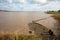 Shipwreck on the coastline of the Purton Ships` Graveyard - Ship F.C.B. 76