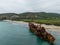 Shipwreck Dimitrios at Valtaki Beach, Peloponnese, Greece (Gythio)