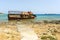 Shipwreck near Diakofti beach, Kythera island, Greece