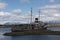 The shipwreck of St Christophorus in the port of Ushuaia, Argentina