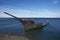 Shipwreck on the waterfront of Punta Arenas, Chile