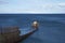 Shipwreck on the waterfront of Punta Arenas, Chile