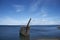 Shipwreck on the waterfront of Punta Arenas, Chile