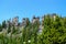 The Shipyard rock formations above the Shipyard-Titanic trail near Tumbler Ridge, British Columbia, Canada