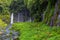 Shiraito waterfall in the southwestern foothills of Mount Fuji Shizuoka Japan