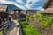 Shirakawa-go - May 27, 2019: The traditional buildings of the village of Shirakawa-go, Japan