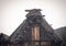 Shirakawako traditional house .unesco heritage village .tourist spot .folk architecture in Japan .roof characteristic design