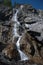 Shirlak Waterfall or Maiden Tears. Mountain Altai.