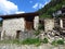 Shiroka Laka a village in southern Bulgaria, Smolyan District. Old abandoned ruined stone house.