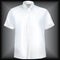 Shirt with collar and half sleeves