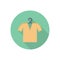 Shirt hanger vector flat colour icon
