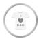 Shirt I love dogs vector icon in monochrome style for web