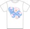shirt simple design t-shirt t-shirt with sakura flowers, shirt with blue flowers, shirt with pink flowers