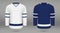 Shirt template forice hockey jersey