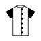 Shirt uniform baseball team icon