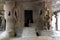 Shiva at the Elephanta Caves ruins in Mumbai Bombay India at Gharapuri island