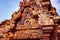 Shiva Nataraja is depicted on the eastern gopura of the inner enclosure wall, Banteay Srei temple, Siem Reap, Cambodia