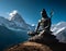 Shiva\\\'s Presence: A Spiritual Expedition in the Himalayan Wilderness, generative ai