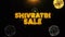 Shivratri Sale Text on Firework Display Explosion Particles.