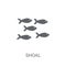 Shoal icon. Trendy Shoal logo concept on white background from a