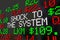 Shock to the System Stock Market Correction Ticker Words 3d Illustration