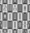 Shoe lacing schemes collection. Seamless pattern