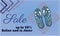 Shoe sale banner template vector .shoe sole design