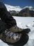 Shoe in Snow in Tirol / Tyrol