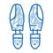 Shoe Sole Detail doodle icon hand drawn illustration
