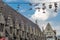 Shoe-tossing in Ghent, Belgium