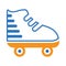 shoe, wheel, wheeled shoe, roller skate icon