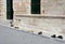 Shoes outside the mosque, Chania.