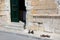 Shoes outside the mosque, Chania.