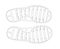 Shoes outsole pattern sample2
