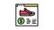 shoes shop department color icon animation