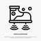 Shoes, Wifi, Service, Technology Line Icon Vector