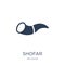 Shofar icon. Trendy flat vector Shofar icon on white background